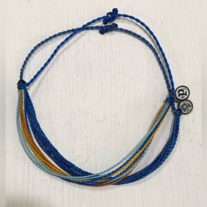 Pura Vida Blue Orange Original String Bracelet Set Boho Y2K Coastal Classic